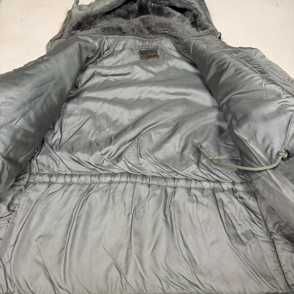 Vintage US Air Force N-3B Snorkel Parka Southern Aviation Sage Green Large - Picture 4 of 7